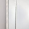 White Beaded Framed Mirror – 190×100 cm, White