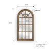 Window Style Mirror – Arch 70 CM x 130 CM – Taupe