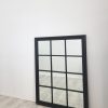 Window Style Mirror – Rectangle 95cm x 130cm – Black