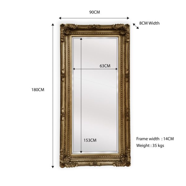 LUX French Provincial Ornate Mirror