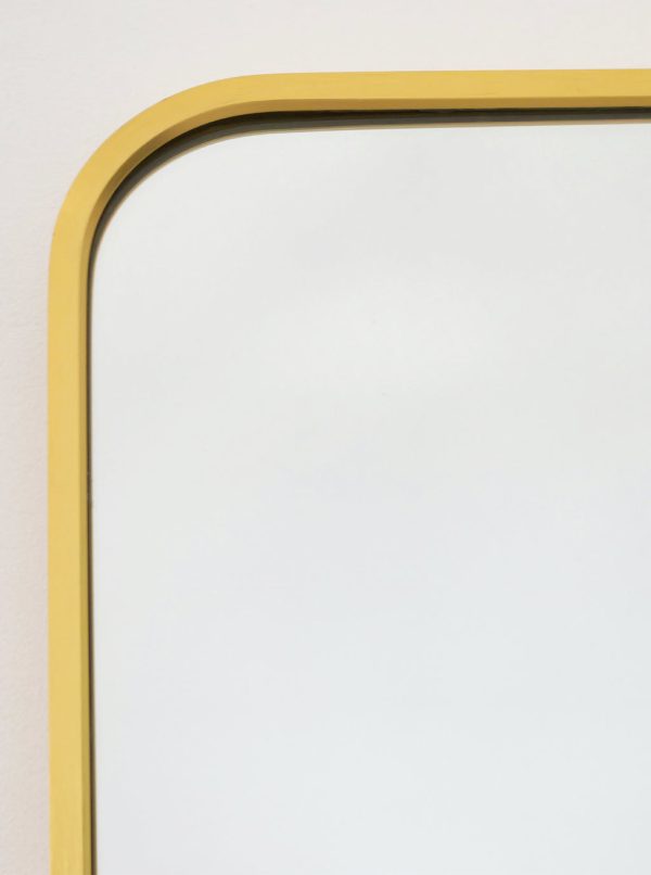 Gold Metal Rectangle Mirror – Medium 80cm x 170cm