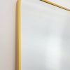 Gold Metal Rectangle Mirror – Medium 80cm x 170cm