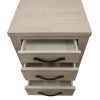 Hillsborough Bedside Tables 3 Drawers Storage Cabinet Shelf Side End Table – White