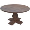 Florence  Round Dining Table 135cm French Provincial Pedestal Solid Timber Wood