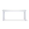 Laelia Dining Table Solid Acacia Timber Wood Coastal Furniture – White – 220x100x77 cm