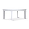 Laelia Dining Table Solid Acacia Timber Wood Coastal Furniture – White – 220x100x77 cm