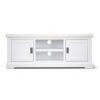 Blackwells ETU Entertainment TV Unit Door Solid Acacia Wood Coastal – White – 160x45x60 cm