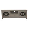 Cwmbran ETU Entertainment TV Unit Solid Acacia Wood Hampton – White – 170x42x60 cm