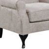 Mellowly Wing Back Chair Sofa Chesterfield Armchair Fabric Uplholstered