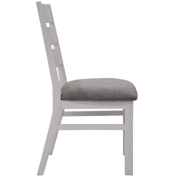 Plumeria Dining Chair Solid Acacia Wood Dining Furniture – White Brush – 2