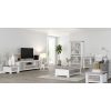 Walden ETU Entertainment TV Unit Door Solid Acacia Timber -White Brush – 176x45x60 cm