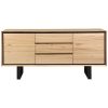 Aconite Buffet Table 180cm 2 Door 3 Drawer Solid Messmate Timber Wood – Natural