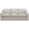 Chubbuck Sofa Fabric Uplholstered Lounge Couch – Stone – 3 Seater