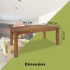 Birdsville Dining Table Solid Mt Ash Wood Home Dinner Furniture – Brown – 190x100x76 cm