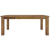 Birdsville Dining Table Solid Mt Ash Wood Home Dinner Furniture – Brown – 190x100x76 cm