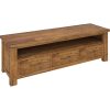 Ramco ETU Entertainment TV Unit Solid Mt Ash Wood – Brown – 3 Drawer