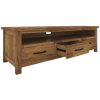 Ramco ETU Entertainment TV Unit Solid Mt Ash Wood – Brown – 3 Drawer