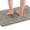 Bath Mat Rug Bathroom Extra Soft Absorbent Rugs Non Slip Quick Dry Grey – 45×70 cm