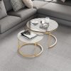 Interior Ave The Exec Nested Coffee Table Set – Gold