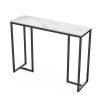 Interior Ave – Stone Marble Console – Black