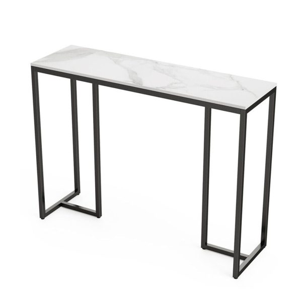 Interior Ave – Stone Marble Console – Black