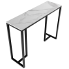 Interior Ave – Stone Marble Console – Black