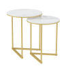 Nala Gold Nested Side Table Set