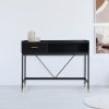 ALCONA Console Table In Matte Black