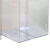 10 Pack of  12cm Square Cube Box – Bomboniere Exhibition Gift Product Showcase Clear Plastic Shop Display Storage Packaging Box – 10x10x10 cm