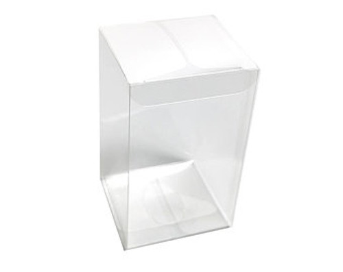 10 Pack of Large Plastic 22×14.5cm Rectangle Cube Box – Exhibition Gift Product Showcase Clear Plastic Shop Display Storage Packaging Box