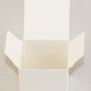 10 Pack of White 5cm Square Cube Card Gift Box – Folding Packaging Small rectangle/square Boxes for Wedding Jewelry Gift Party Favor Model Candy Choco – 5x5x8 cm