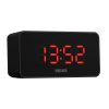 Newgate Space Hotel Hypertron Alarm Clock Black Case – Black Lens – Red