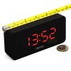 Newgate Space Hotel Hypertron Alarm Clock Black Case – Black Lens – Red