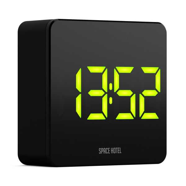 Newgate Space Hotel Orbatron Alarm Clock Black Case