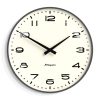 Radio City Wall Clock – Matte Blizzard Grey