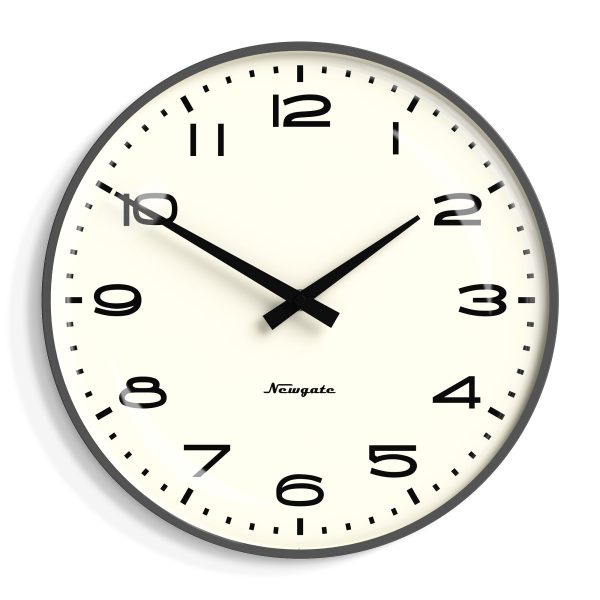 Radio City Wall Clock – Matte Blizzard Grey