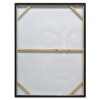 90X120cm Serene Radiance Champagne Framed Canvas Wall Art