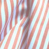 Dandi Orange & White Striped Nautical Cushion Cover 40x40cm