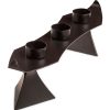 Black Metal Harbour Style Tea Light Candle Holder Stand