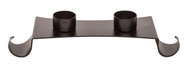 Decorative Black Metal Tea Light Candle Holder Stand