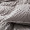 Tufted ultra soft microfiber quilt cover set – SINGLE, Beige