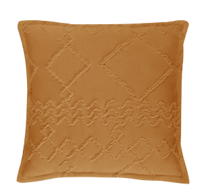 TUFTED MICROFIBRE SUPER SOFT CUSHION COVER – Caramel