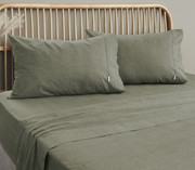 Embre Linen Look Washed Cotton SHEET SET