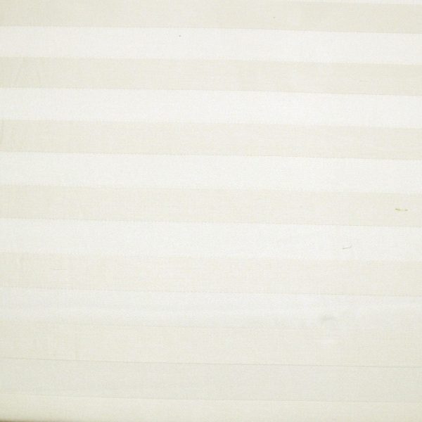 1000TC Self Striped Tailored Quilt Cover Set Ivory King