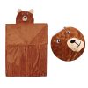 Hooded Wrap & Snuggle Animal Blanket Throw Rug – Bear