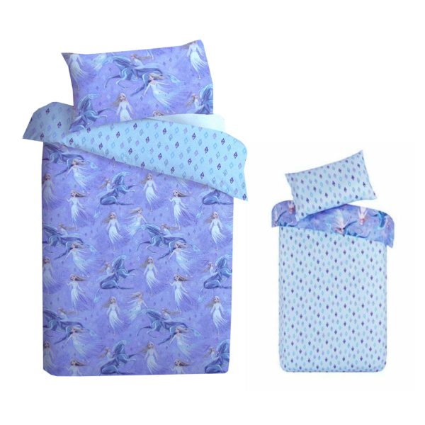 Disney Frozen Elsa Reversible Licensed Quilt Cover Set Single