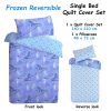 Disney Frozen Elsa Reversible Licensed Quilt Cover Set Single