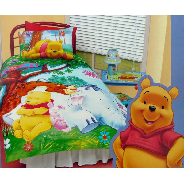 Disney Winnie The Pooh Quilt Cover Set Single