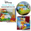 Disney Winnie The Pooh Quilt Cover Set Single – Sleeping Under The Tree