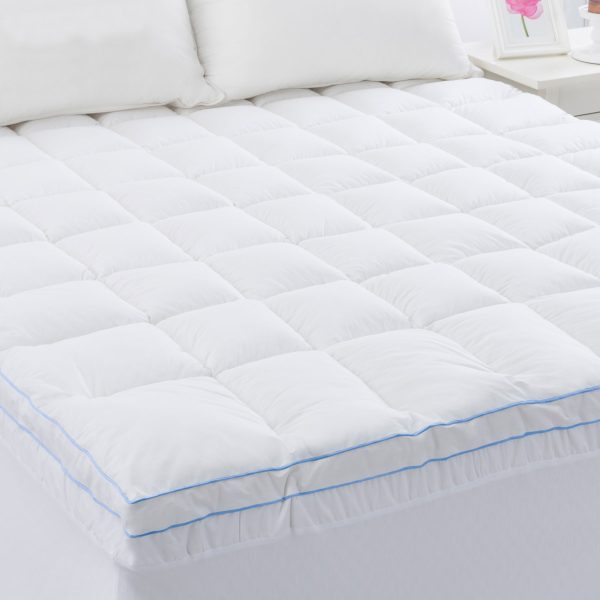 750GSM Memory Resistant Microball Fill Mattress Topper Super King